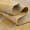 Desert Nomad Terrace Collection Area Rug - Sahara (Yellow) Square Yellow  lifestyle 11
