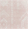 Desert Nomad Terrace Collection Area Rug - Sahara (Pink) Square Pink Main