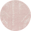 Desert Nomad Terrace Collection Area Rug - Sahara (Pink) Round Pink Main