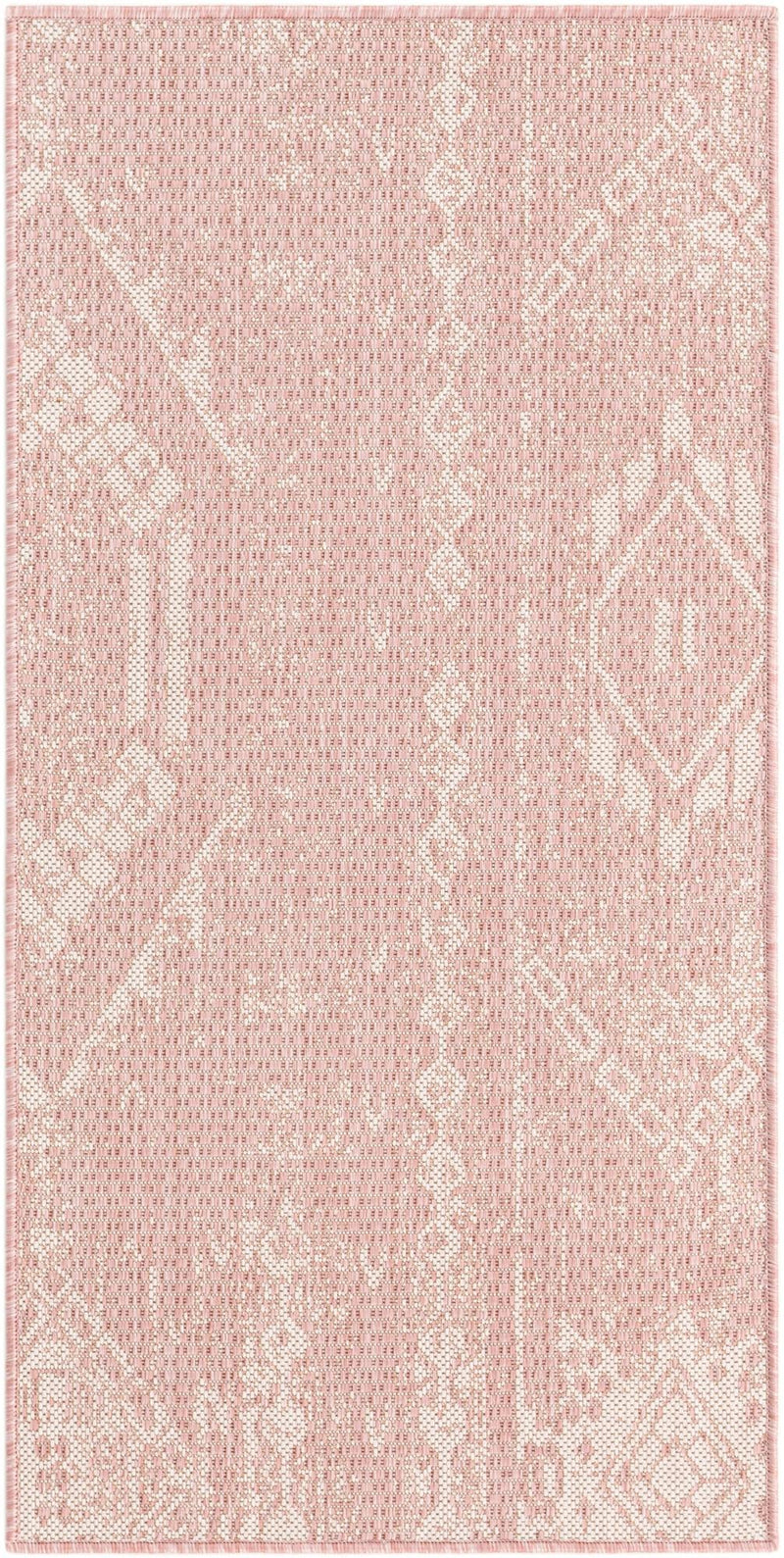 Desert Nomad Terrace Collection Area Rug - Sahara (Pink) Runner Pink Main