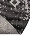 Desert Nomad Terrace Collection Area Rug - Sahara (Charcoal Gray) Round Charcoal Gray  lifestyle 10