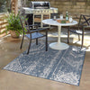 Desert Nomad Terrace Collection Area Rug - Sahara (Blue) Rectangle Blue  lifestyle 13