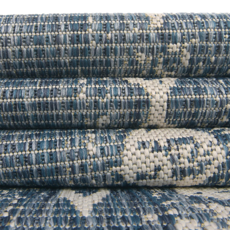 Desert Nomad Terrace Collection Area Rug - Sahara (Blue) Rectangle Blue  lifestyle 35