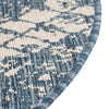 Desert Nomad Terrace Collection Area Rug - Sahara (Blue) Round Blue  lifestyle 18