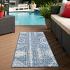 Desert Nomad Terrace Collection Area Rug - Sahara (Blue) Runner Blue  lifestyle 14