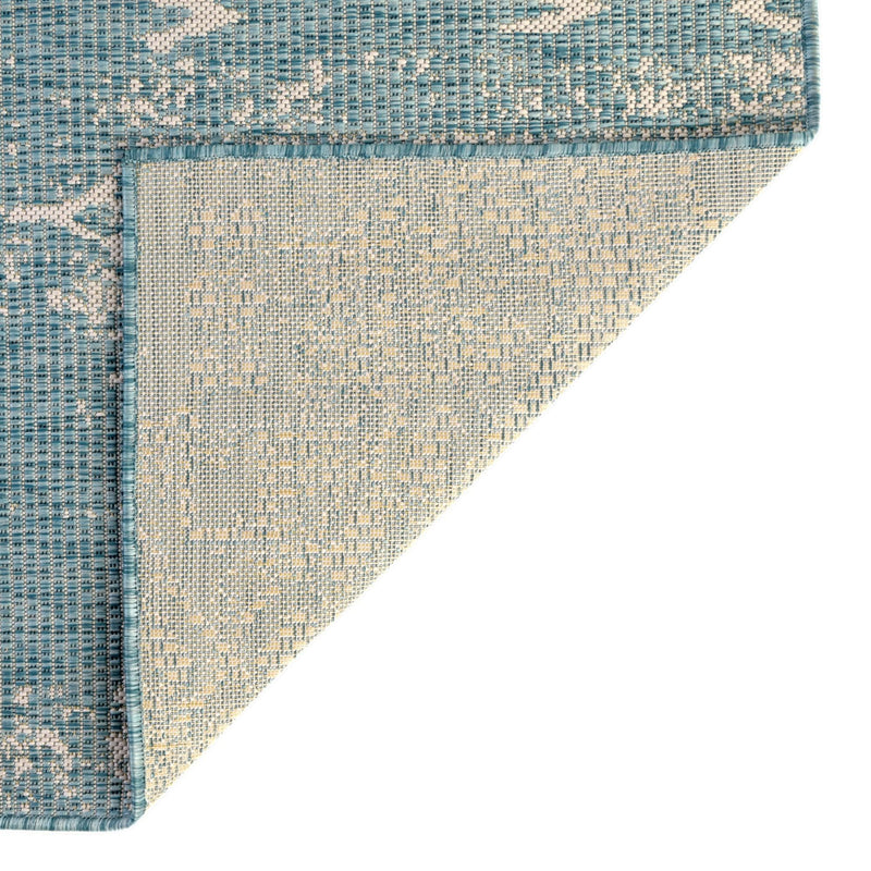 Desert Nomad Terrace Collection Area Rug - Sahara (Light Aqua) Rectangle Light Aqua  lifestyle 36