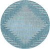Urban Terrace Collection Area Rug -  Chelsea (Light Aqua) Round Light Aqua Main