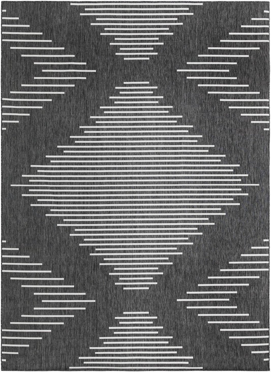 Urban Terrace Collection Area Rug -  Chelsea (Charcoal Gray) Rectangle Charcoal Gray Main