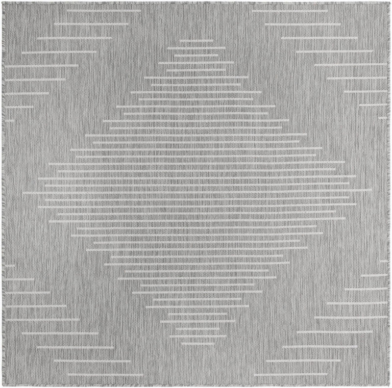 Urban Terrace Collection Area Rug -  Chelsea (Gray) Square Gray Main