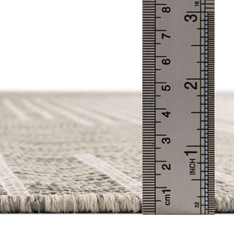 Urban Terrace Collection Area Rug -  Chelsea (Gray) Runner Gray  lifestyle 3