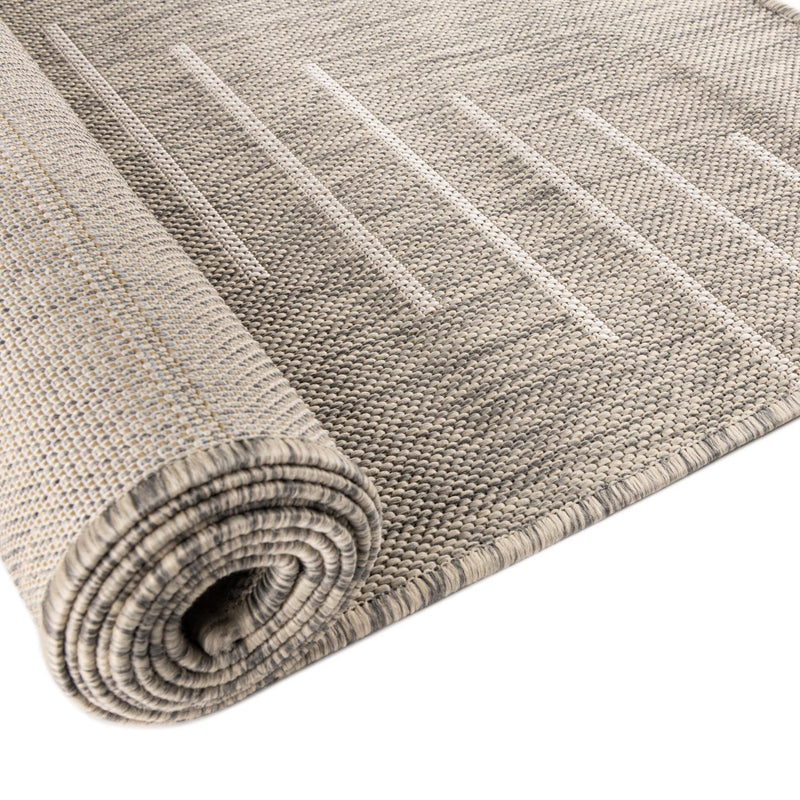 Urban Terrace Collection Area Rug -  Chelsea (Gray) Runner Gray  lifestyle 10