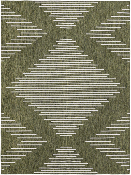 Urban Terrace Collection Area Rug -  Chelsea (Green) Rectangle Green Main
