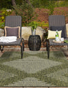 Urban Terrace Collection Area Rug -  Chelsea (Green) Rectangle Green  lifestyle 2