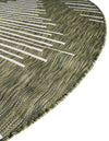 Urban Terrace Collection Area Rug -  Chelsea (Green) Round Green  lifestyle 7