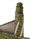 Urban Terrace Collection Area Rug -  Chelsea (Green) Round Green  lifestyle 13