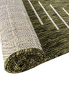 Urban Terrace Collection Area Rug -  Chelsea (Green) Round Green  lifestyle 15