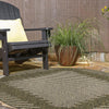Urban Terrace Collection Area Rug -  Chelsea (Green) Round Green  lifestyle 22