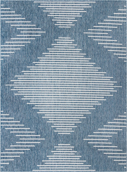 Urban Terrace Collection Area Rug -  Chelsea (Blue) Rectangle Blue Main