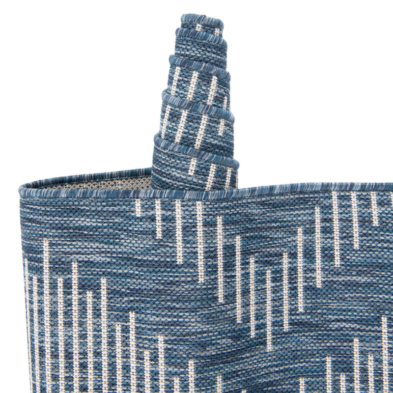 Urban Terrace Collection Area Rug -  Chelsea (Blue) Square Blue  lifestyle 79