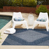 Urban Terrace Collection Area Rug -  Chelsea (Blue) Square Blue  lifestyle 14