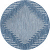 Urban Terrace Collection Area Rug -  Chelsea (Blue) Round Blue Main