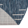 Urban Terrace Collection Area Rug -  Chelsea (Blue) Round Blue  lifestyle 7