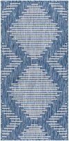Urban Terrace Collection Area Rug -  Chelsea (Blue) Runner Blue Main