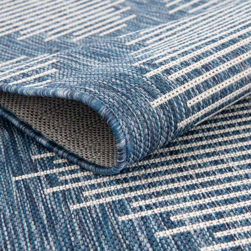 Urban Terrace Collection Area Rug -  Chelsea (Blue) Runner Blue  lifestyle 4