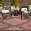 Urban Terrace Collection Area Rug -  Chelsea (Rust Red) Rectangle Rust Red  lifestyle 15
