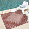 Urban Terrace Collection Area Rug -  Chelsea (Rust Red) Square Rust Red  lifestyle 19