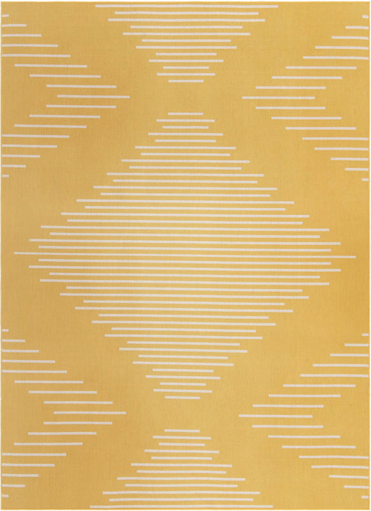 Urban Terrace Collection Area Rug -  Chelsea (Yellow) Rectangle Yellow Main