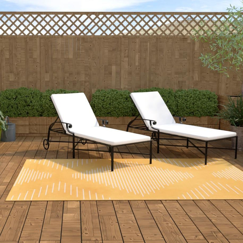 Urban Terrace Collection Area Rug -  Chelsea (Yellow) Rectangle Yellow  lifestyle 15