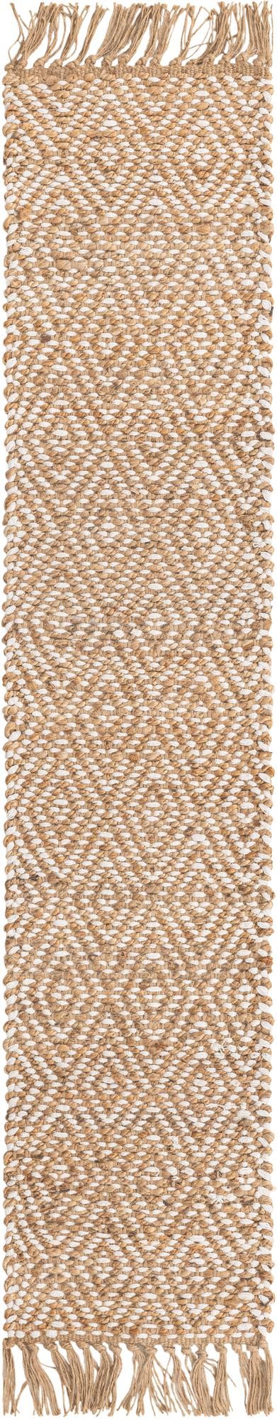 Woven Seaside Jute Collection Area Rug - Marina Table Runner Natural  lifestyle 47