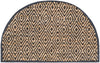 Woven Seaside Jute Collection Area Rug - Marina Hearth Black  lifestyle 46