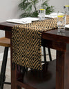 Woven Seaside Jute Collection Area Rug - Marina Table Runner Black  lifestyle 51