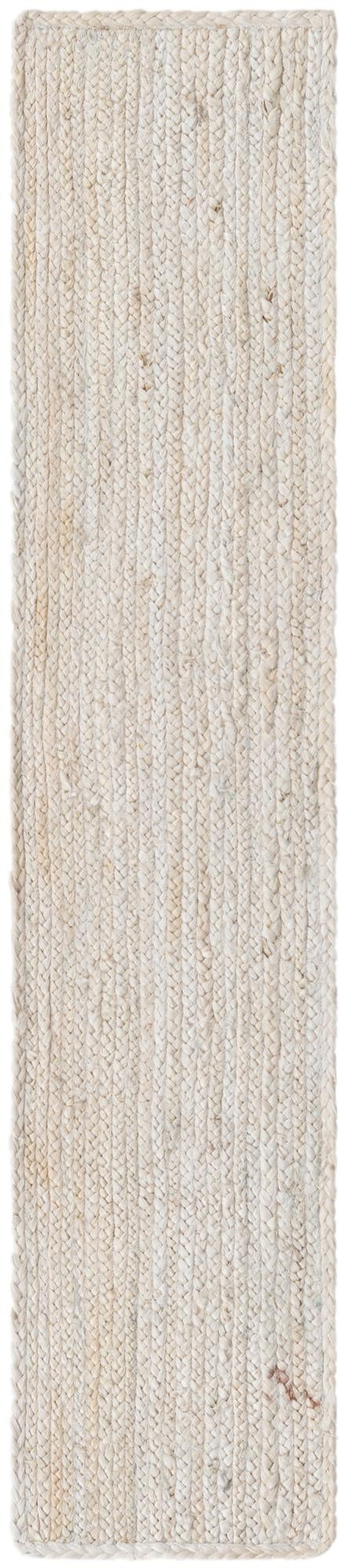 Woven Seaside Jute Collection Area Rug - Savannah (White) Table Runner White  lifestyle 27