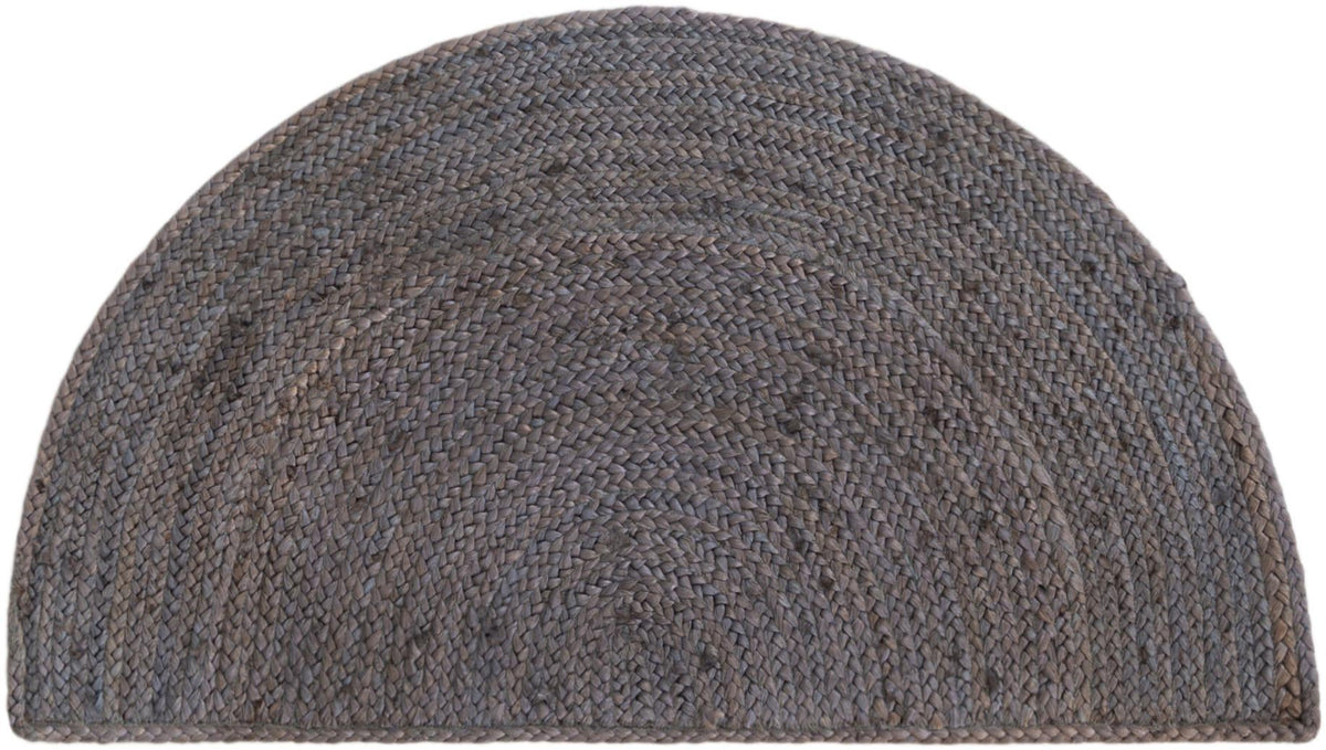 Woven Seaside Jute Collection Area Rug - Savannah (Gray) Hearth Gray  lifestyle 26