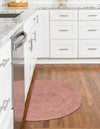 Woven Seaside Jute Collection Area Rug - Savannah (Light Pink) Hearth Light Pink  lifestyle 62