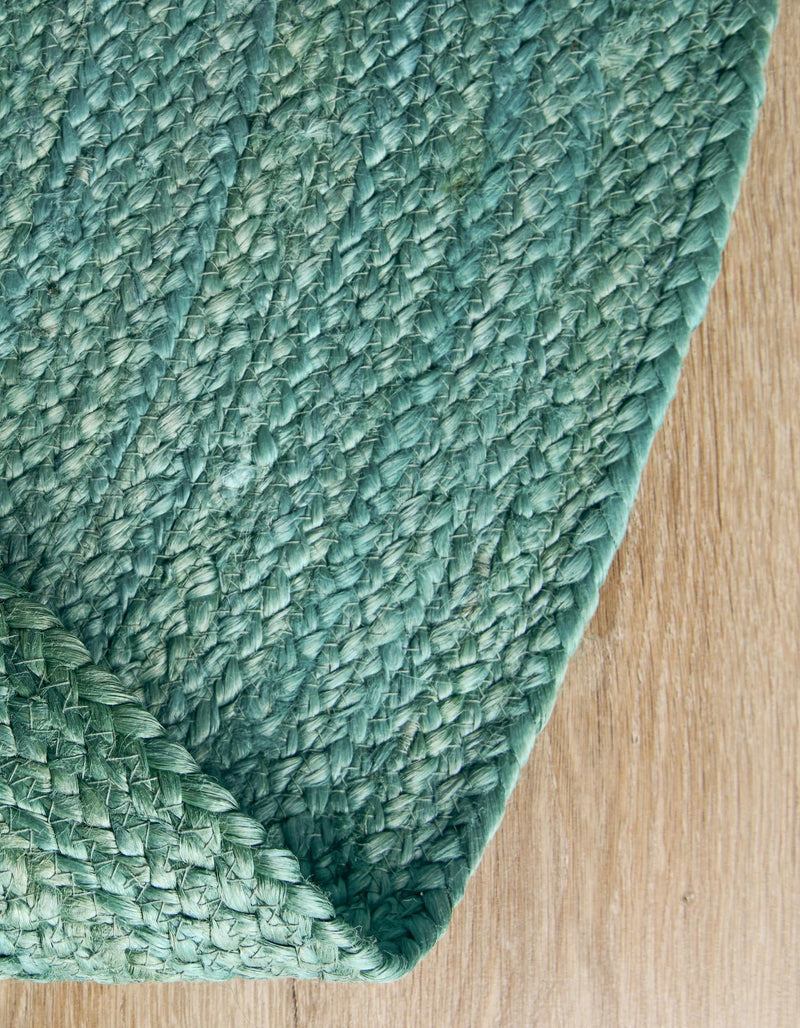Woven Seaside Jute Collection Area Rug - Savannah (Turquoise) Hearth Turquoise  lifestyle 49