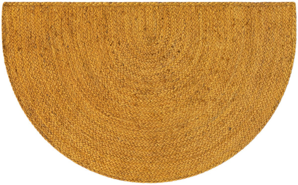 Woven Seaside Jute Collection Area Rug - Savannah (Yellow) Hearth Yellow  lifestyle 27