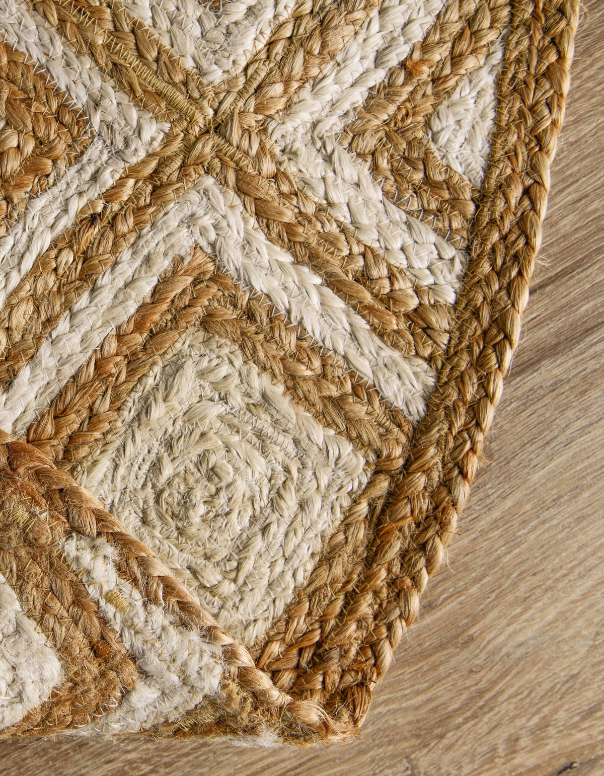 Woven Seaside Jute Collection Area Rug - Marina Hearth Natural  lifestyle 84