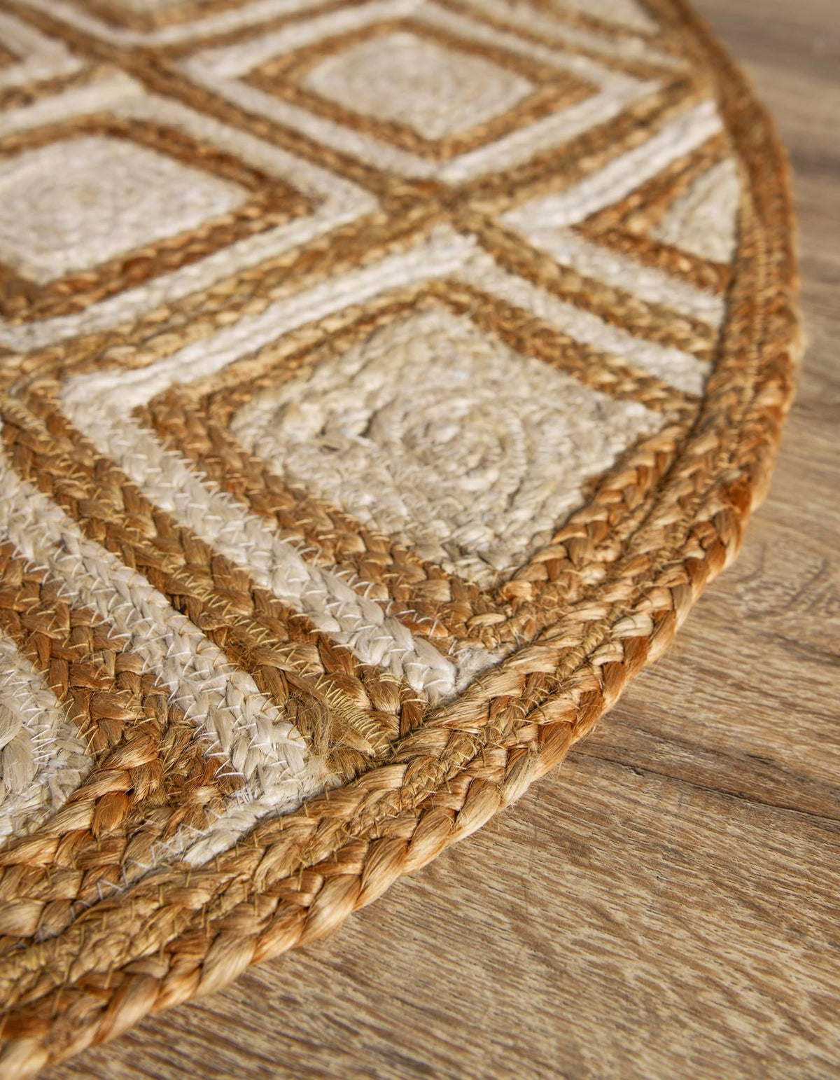Woven Seaside Jute Collection Area Rug - Marina Hearth Natural  lifestyle 83
