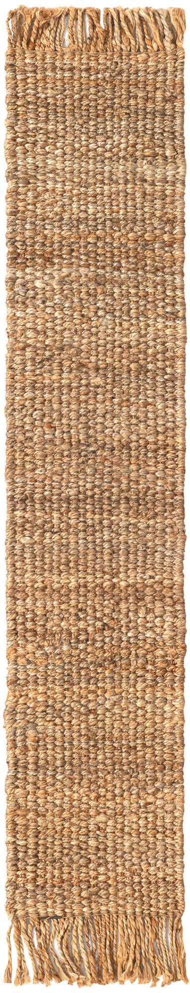 Savannah Jute Collection Area Rug - Seashore Table Runner Natural  lifestyle 127
