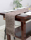 Coastal Weave Jute Collection Area Rug - Seashore Table Runner Gray  lifestyle 72