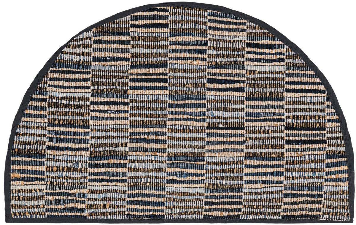 Osian Looms Collection Area Rug - Osian Hearth Blue  lifestyle 14