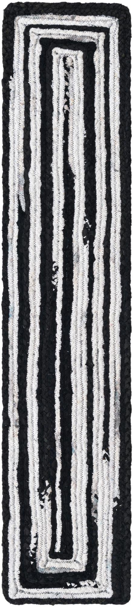 Woven Udaipur Collection Area Rug - Jaipur Table Runner Black and White  lifestyle 35