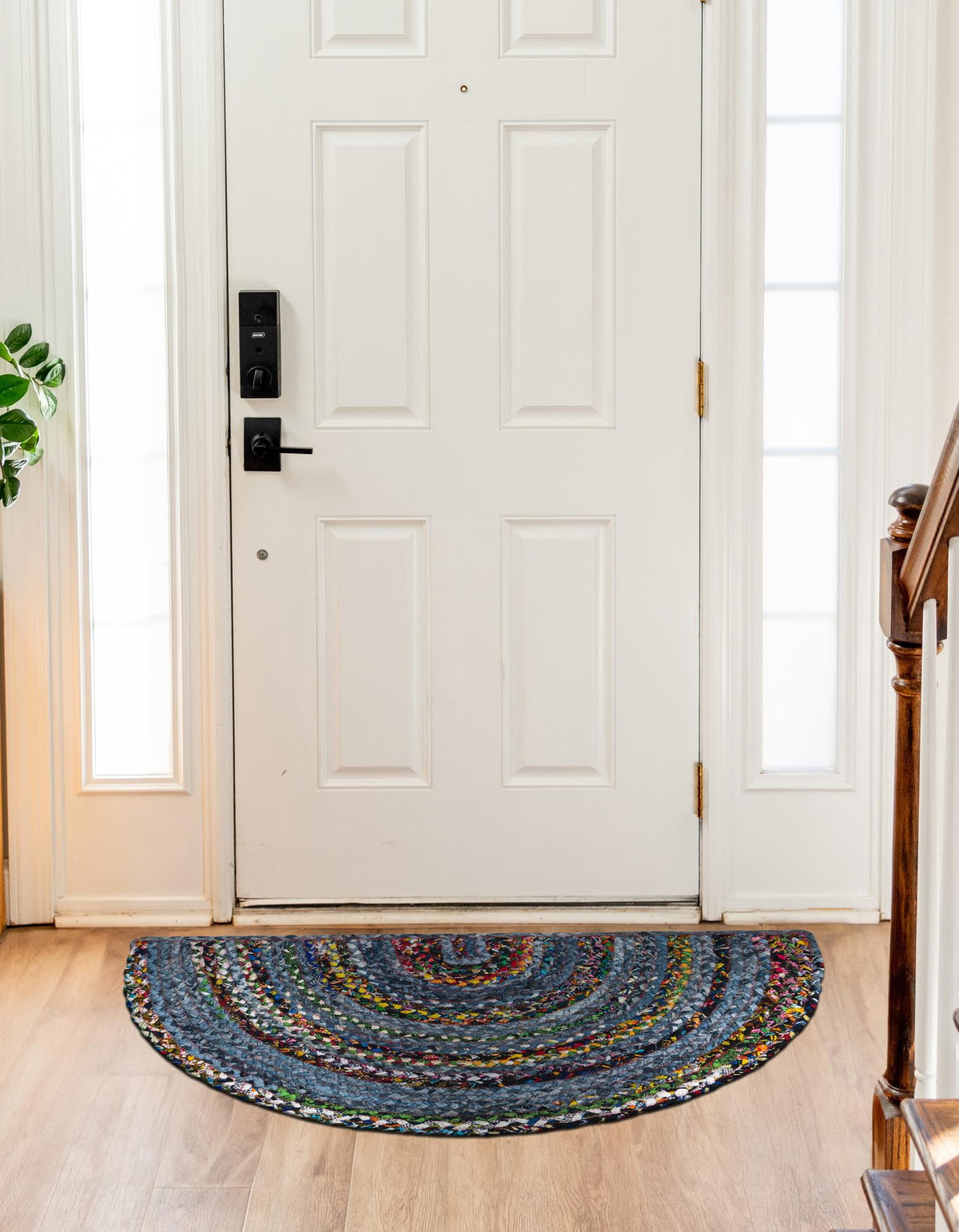 Woven Udaipur Collection Area Rug - Sahara Hearth Blue and Multi  lifestyle 39