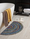Woven Udaipur Collection Area Rug - Sahara Hearth Blue and Multi  lifestyle 82