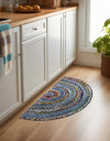 Woven Udaipur Collection Area Rug - Sahara Hearth Blue and Multi  lifestyle 96