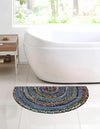 Woven Udaipur Collection Area Rug - Sahara Hearth Blue and Multi  lifestyle 102